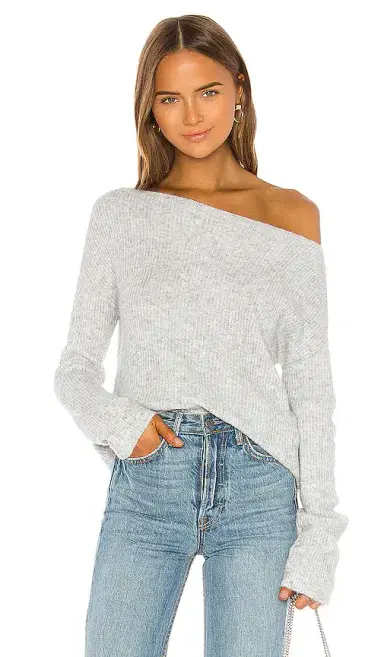 Lovers and Friends Alayah Off Shoulder Sweater | Thumbnail 1 Lovers and Friends Alayah Off Shoulder Sweater | Thumbnail 1