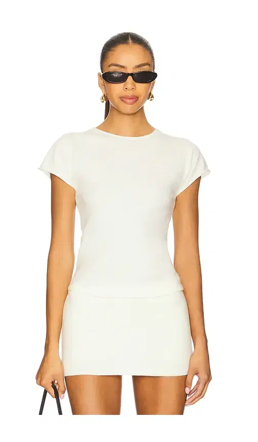 Frankies Bikinis Baylee Cloud Knit Tee