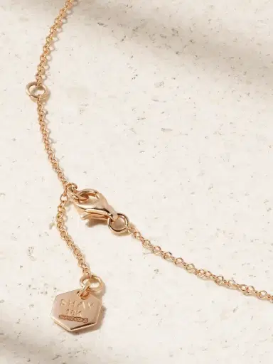 SHAY 18-karat Rose Gold, Ruby And Diamond Necklace | Thumbnail 3