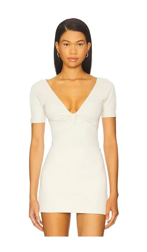 Good American Jersey Twist Front Bodysuit