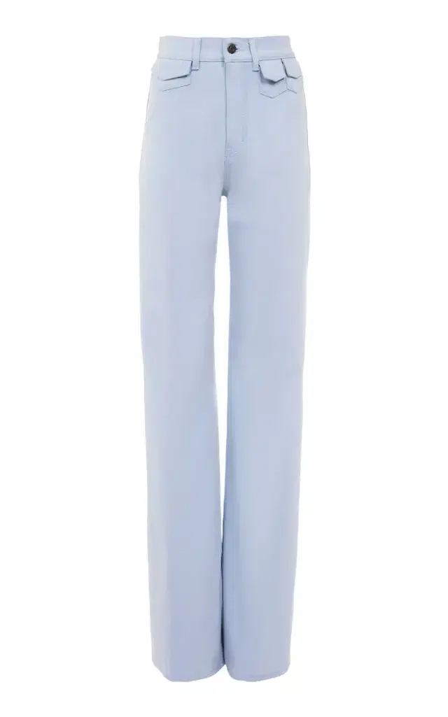 Chloé Rigid High-Rise Organic Denim Flared Jeans