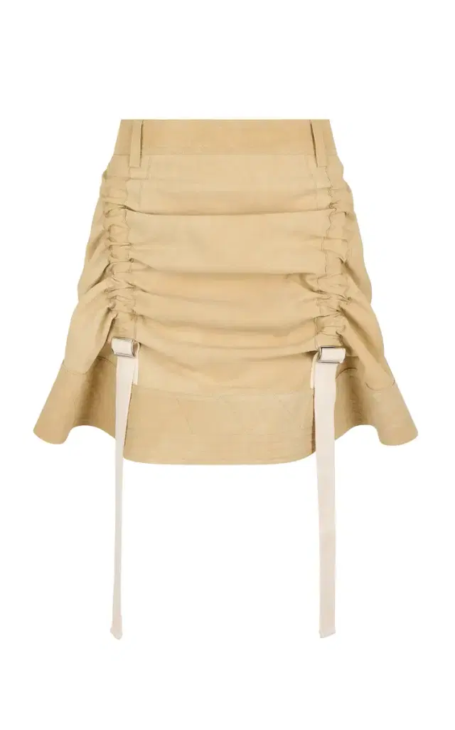 Strap-Detailed Mini Skirt