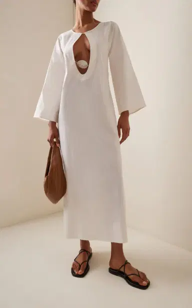 Marlies Grace Exclusive Ocean Cotton Maxi Dress | Thumbnail 2 Marlies Grace Exclusive Ocean Cotton Maxi Dress | Thumbnail 2