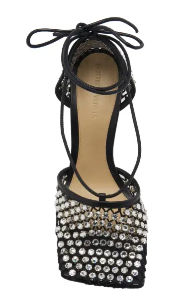 Bottega Veneta Stretch Crystal Sandals | Thumbnail 5
