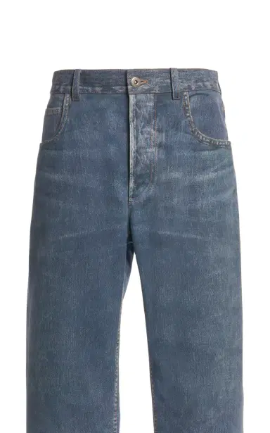 Bottega Veneta Denim-Printed Leather Trousers | Thumbnail 5 Bottega Veneta Denim-Printed Leather Trousers | Thumbnail 5