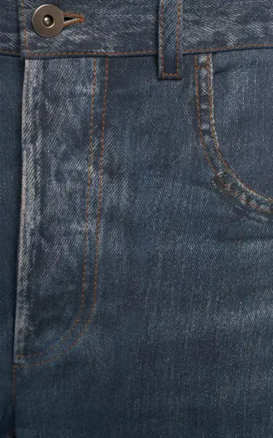 Bottega Veneta Denim-Printed Leather Trousers | Thumbnail 6 Bottega Veneta Denim-Printed Leather Trousers | Thumbnail 6