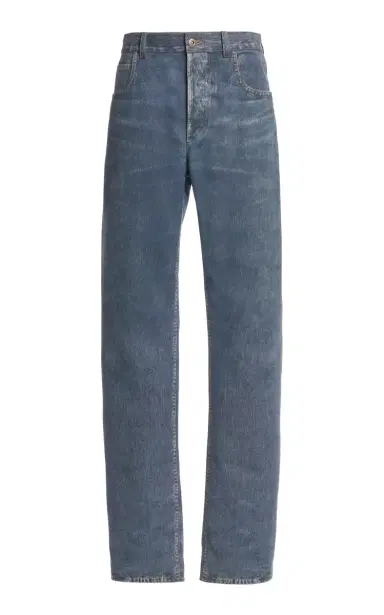 Bottega Veneta Denim-Printed Leather Trousers | Thumbnail 1 Bottega Veneta Denim-Printed Leather Trousers | Thumbnail 1