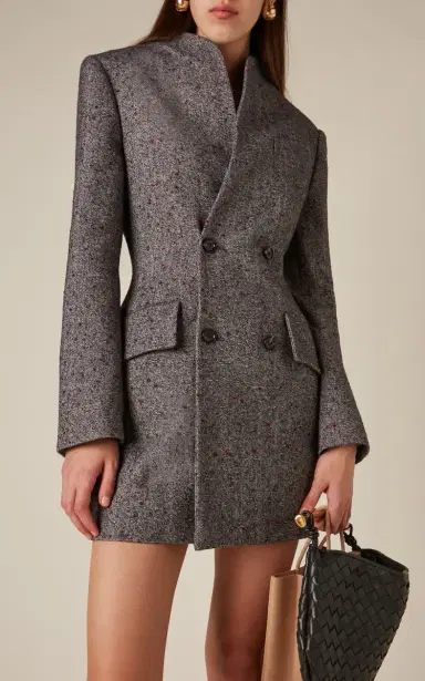 Bottega Veneta Knotted 3D-Knit Funnel-Neck Jacket | Thumbnail 3 Bottega Veneta Knotted 3D-Knit Funnel-Neck Jacket | Thumbnail 3