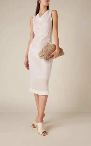 Bottega Veneta Layered Cotton Dress | Thumbnail 2 Bottega Veneta Layered Cotton Dress | Thumbnail 2