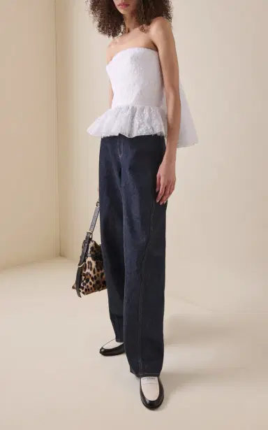 Givenchy Cape-Back Lace Corset Top | Thumbnail 3 Givenchy Cape-Back Lace Corset Top | Thumbnail 3