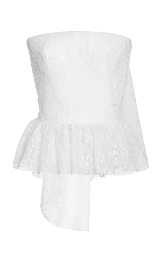 Givenchy Cape-Back Lace Corset Top