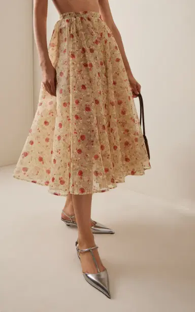 Prada Poppy Nylonette Skirt | Thumbnail 3