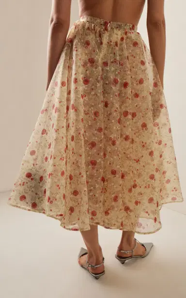 Prada Poppy Nylonette Skirt | Thumbnail 4