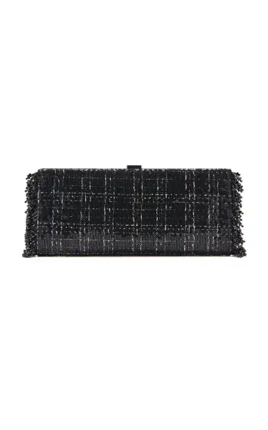 Roger Vivier Pilgrim Tweed Clutch | Thumbnail 4 Roger Vivier Pilgrim Tweed Clutch | Thumbnail 4