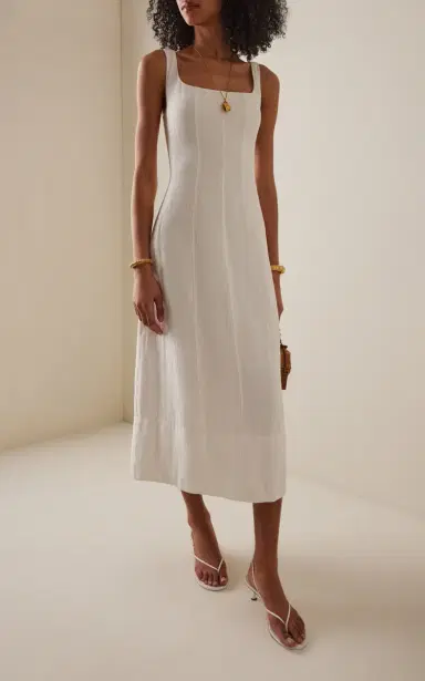 Jenni Kayne Kinney Linen Midi Dress | Thumbnail 2 Jenni Kayne Kinney Linen Midi Dress | Thumbnail 2