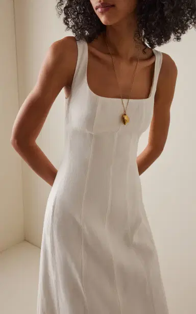 Jenni Kayne Kinney Linen Midi Dress | Thumbnail 3 Jenni Kayne Kinney Linen Midi Dress | Thumbnail 3