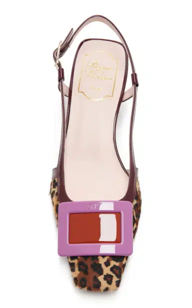 Roger Vivier Belle Vivier Ponyhair Slingback Pumps | Thumbnail 3