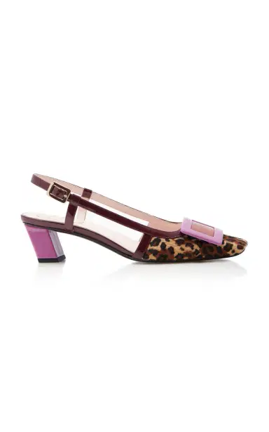Roger Vivier Belle Vivier Ponyhair Slingback Pumps | Thumbnail 6