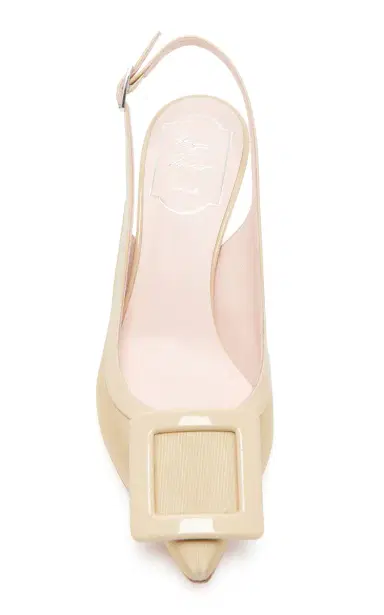 Roger Vivier Viv In The City Leather Slingback Pumps | Thumbnail 3