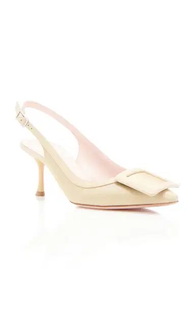 Roger Vivier Viv In The City Leather Slingback Pumps | Thumbnail 4