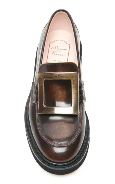 Roger Vivier Viv' Rangers Leather Loafers | Thumbnail 3 Roger Vivier Viv' Rangers Leather Loafers | Thumbnail 3