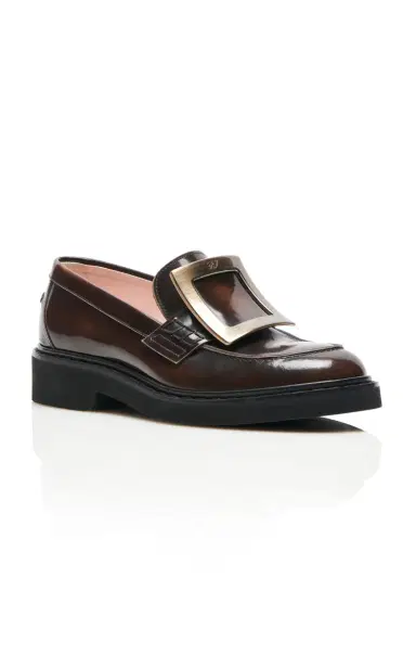 Roger Vivier Viv' Rangers Leather Loafers | Thumbnail 4 Roger Vivier Viv' Rangers Leather Loafers | Thumbnail 4