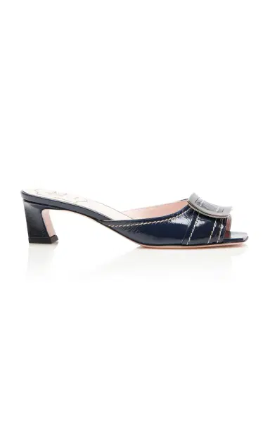 Roger Vivier Trompette Patent Leather Mules | Thumbnail 1 Roger Vivier Trompette Patent Leather Mules | Thumbnail 1