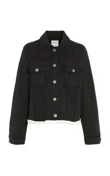 Barrie Pleated Cashmere Jacket | Thumbnail 6 Barrie Pleated Cashmere Jacket | Thumbnail 6