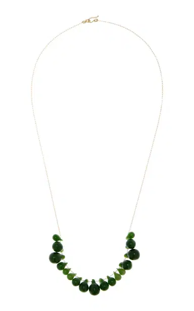 TEN THOUSAND THINGS Jade Hand Cut Stone Bubbles Cluster Necklace | Thumbnail 1