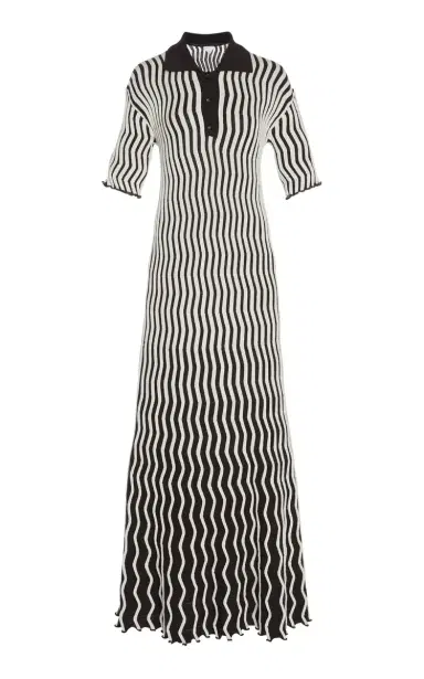 Bottega Veneta Ribbed Wool-Blend Maxi Dress | Thumbnail 1 Bottega Veneta Ribbed Wool-Blend Maxi Dress | Thumbnail 1