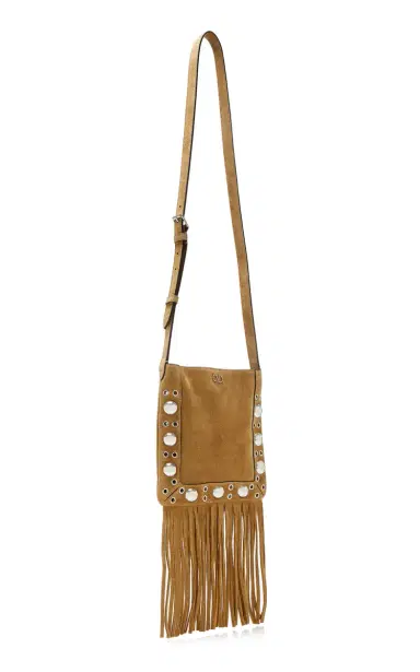Valentino Garavani Small Nellcote Studded Suede Crossbody Bag | Thumbnail 3