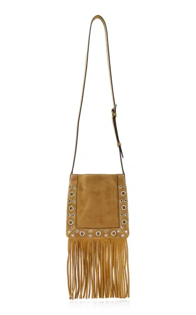 Valentino Garavani Small Nellcote Studded Suede Crossbody Bag | Thumbnail 4