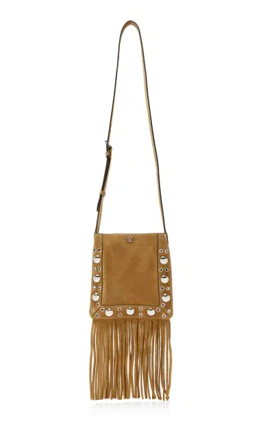 Valentino Garavani Small Nellcote Studded Suede Crossbody Bag | Thumbnail 1