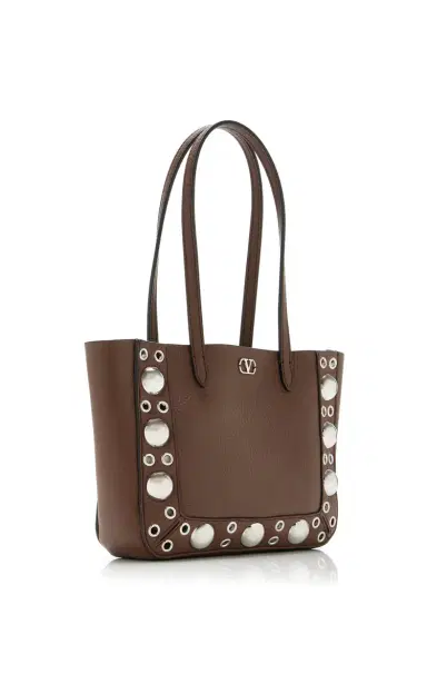Valentino Garavani Nellcote Mini Studded Leather Tote Bag | Thumbnail 3