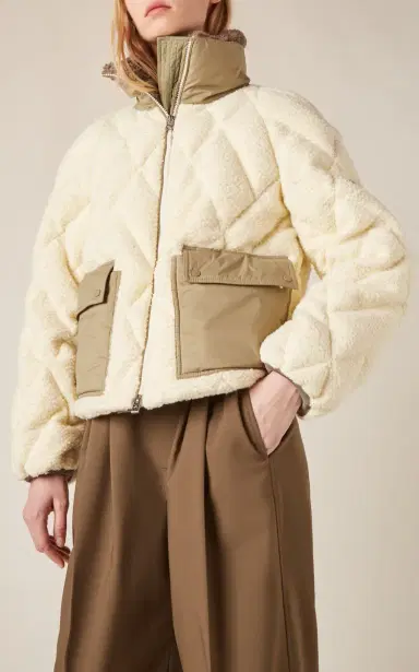 Moncler Jonquille Sherpa Jacket | Thumbnail 3