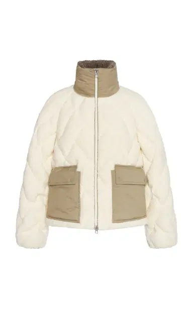 Moncler Jonquille Sherpa Jacket | Thumbnail 6