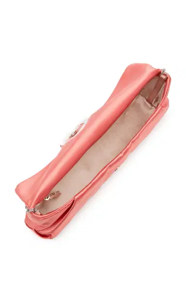 Roger Vivier Bouquet Strass-Embellished Satin Clutch | Thumbnail 5 Roger Vivier Bouquet Strass-Embellished Satin Clutch | Thumbnail 5