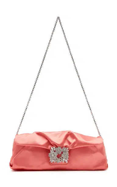 Roger Vivier Bouquet Strass-Embellished Satin Clutch | Thumbnail 6 Roger Vivier Bouquet Strass-Embellished Satin Clutch | Thumbnail 6