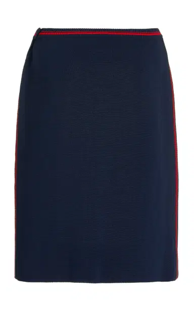Miu Miu Flared Stripe-Detail Knit Skirt | Thumbnail 4 Miu Miu Flared Stripe-Detail Knit Skirt | Thumbnail 4