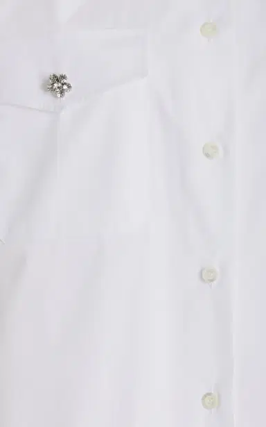 Prada Pocket-Detailed Cotton Poplin Shirt | Thumbnail 5 Prada Pocket-Detailed Cotton Poplin Shirt | Thumbnail 5
