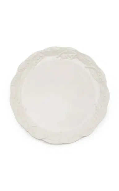 Moda Domus Lily of the Valley Ceramic Serving Plate - White | Thumbnail 1 Moda Domus Lily of the Valley Ceramic Serving Plate - White | Thumbnail 1