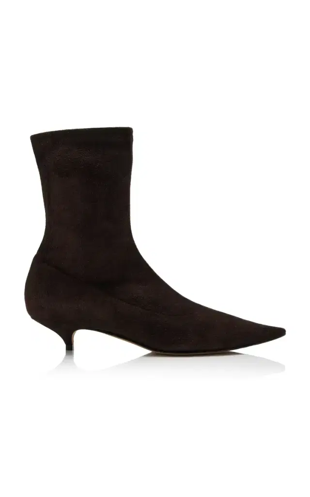 The Row Liisa Suede Booties