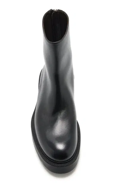 The Row Nobilis Leather Ankle Boots | Thumbnail 3 The Row Nobilis Leather Ankle Boots | Thumbnail 3