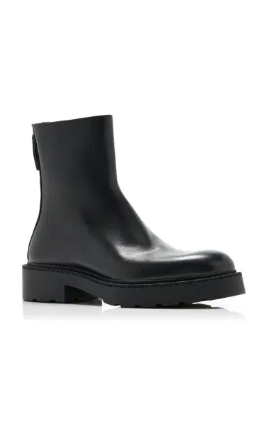 The Row Nobilis Leather Ankle Boots | Thumbnail 5 The Row Nobilis Leather Ankle Boots | Thumbnail 5