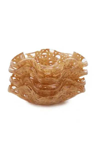 Moda Domus Set-Of-Four Wicker Dessert Bowls - Neutral | Thumbnail 1