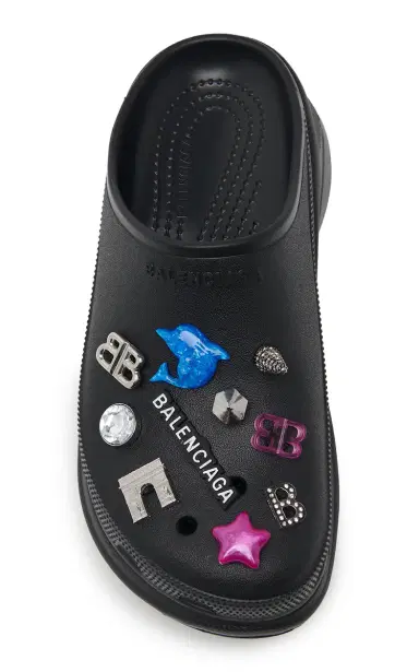 Balenciaga Embellished Rubber Croc Mules | Thumbnail 2 Balenciaga Embellished Rubber Croc Mules | Thumbnail 2