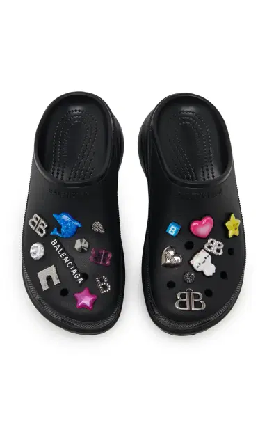Balenciaga Embellished Rubber Croc Mules | Thumbnail 5 Balenciaga Embellished Rubber Croc Mules | Thumbnail 5