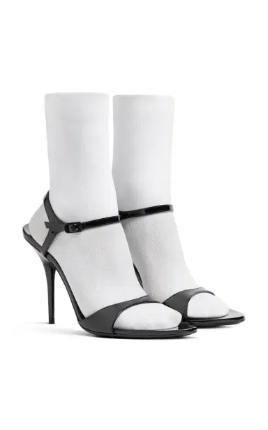 Balenciaga Avenue Patent Leather Sock Pumps | Thumbnail 4