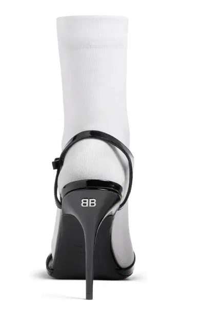 Balenciaga Avenue Patent Leather Sock Pumps | Thumbnail 6