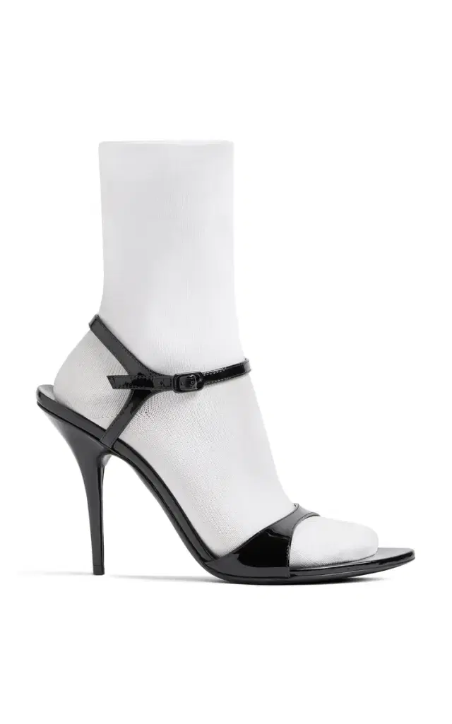 Balenciaga Avenue Patent Leather Sock Pumps